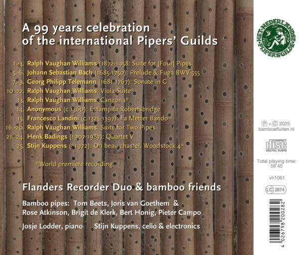 CD A 99 years celebration of the international pipers’ guilds (2025) - Afbeelding 2